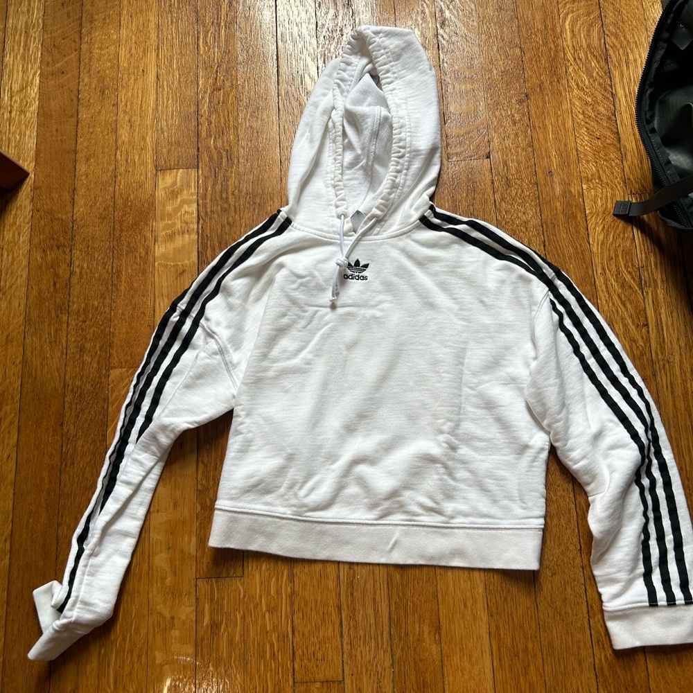 Adidas Classic White Hoodie